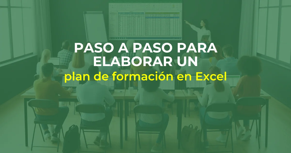 plan de formación en Excel